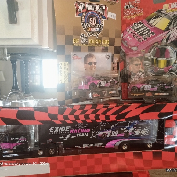 NASCAR racing champion stock rod Other - Racing champion  NASCAR Exide Battery Promo Entire Collection Mint In Box